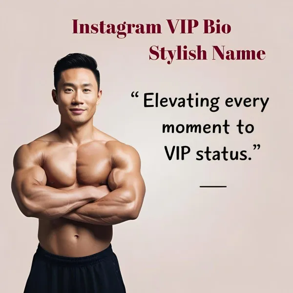 Instagram VIP Bio Stylish Name