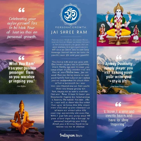 Jai Shree Ram Bio for Instagram