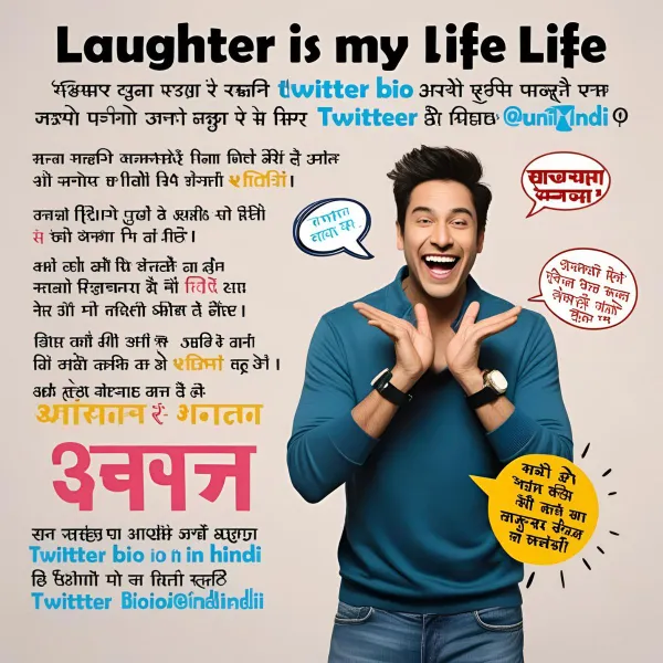 Funny and Witty Twitter Bio in Hindi
