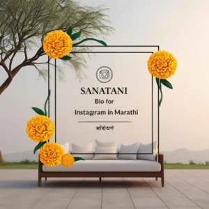 Read more about the article सनातनी बायो फॉर इंस्टाग्राम मराठीत: आपल्या प्रोफाइलसाठी सर्वोत्तम पर्याय